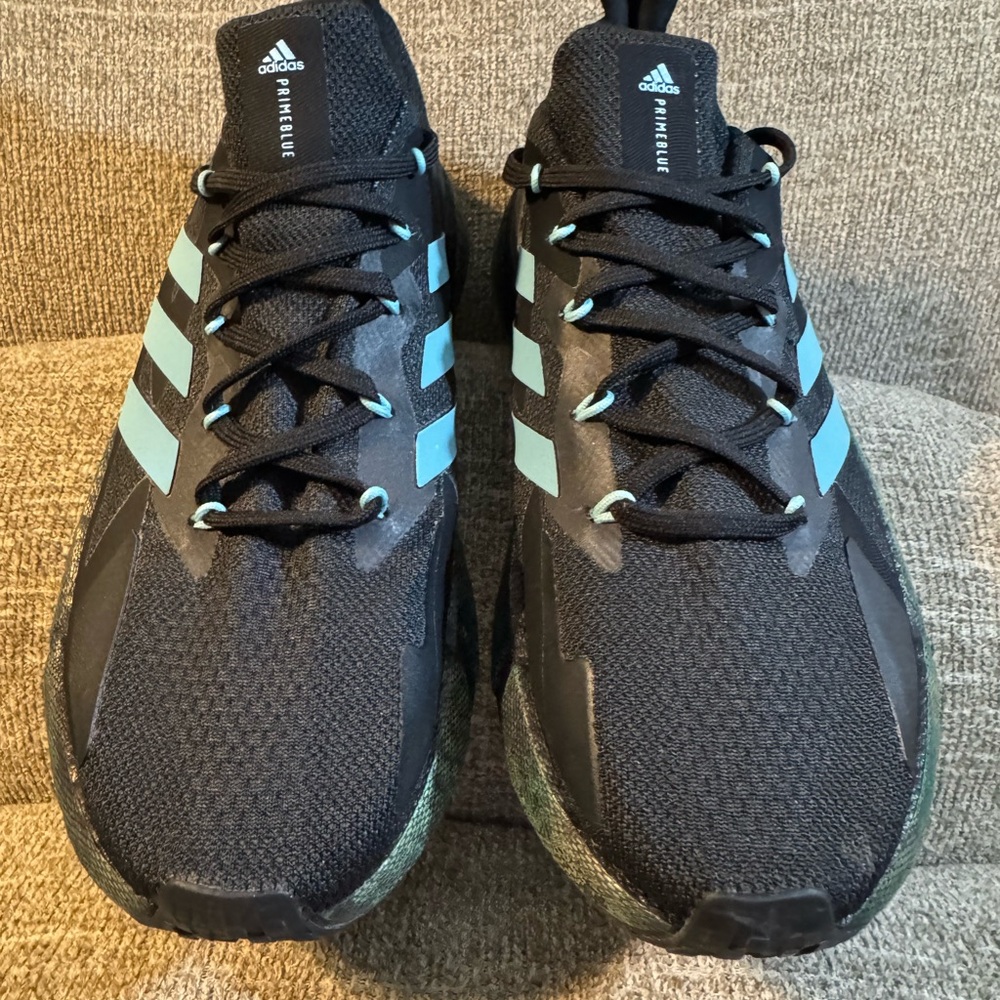 Adidas X9000L4 Men's Black /Blue/Green Shoes Size 10 - Picture 3 of 9